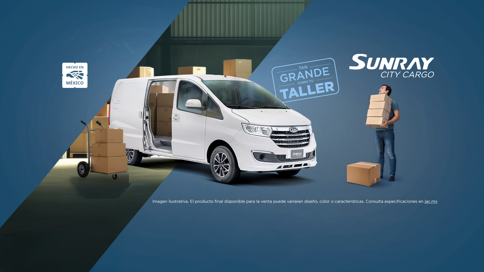 Banner JAC Sunray City Cargo